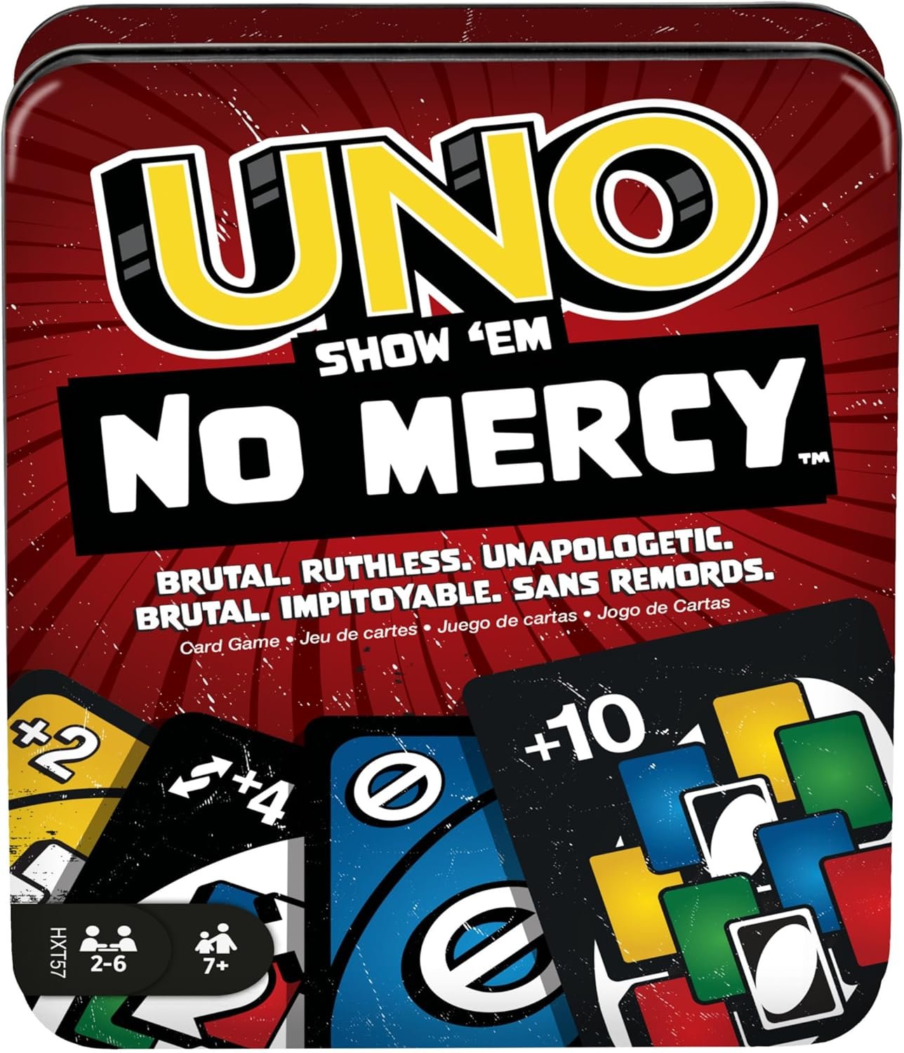 Mejores juegos de mesa para verano 10 UNO No Mercy